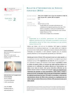 2_Bulletin d'Information du Service Juridique (BISJ)