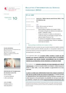 10_Bulletin d'Information du Service Juridique (BISJ)