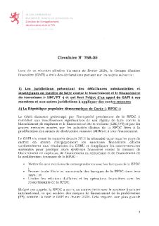 Circulaire N° 768-35