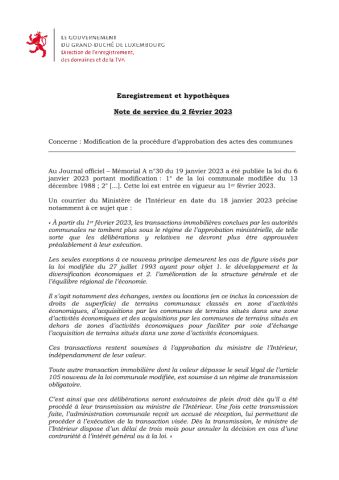 Enregistrement des hypothèques